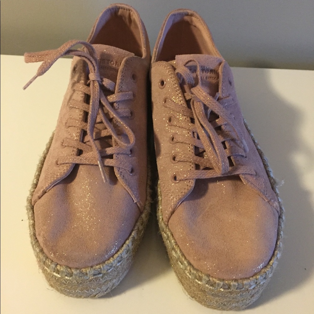 New Tretorn Eve Rose/pink espadrille sneakers 9